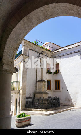 Italien, Apulien, Monte Sant'Angelo Altstadt Stockfoto