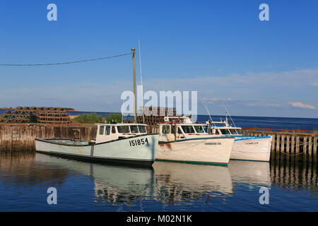 Hummer Boote in Atlantik Kanada Stockfoto