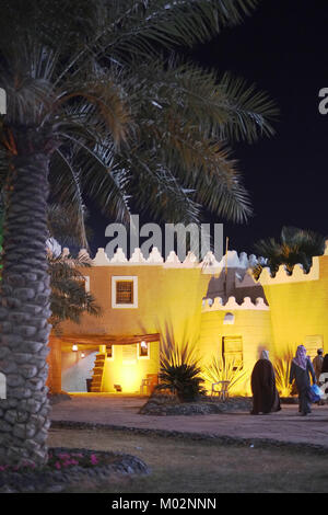 Hagel Heritage Village in Al Janadriyah Festivalgelände in Riad Stockfoto
