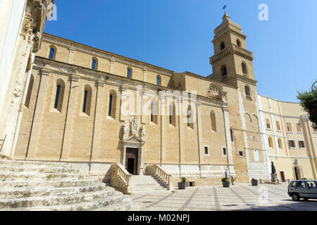 Italien, Apulien, Gravina in Puglia, Benedetto XIII Square, der Kathedrale Stockfoto