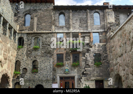 Italien, Aostatal, Aosta, Porta Pretoria Stockfoto
