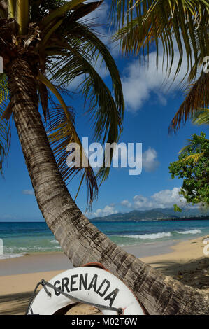 Magazin Beach, Grenada, Grenadinen, Karibik Stockfoto