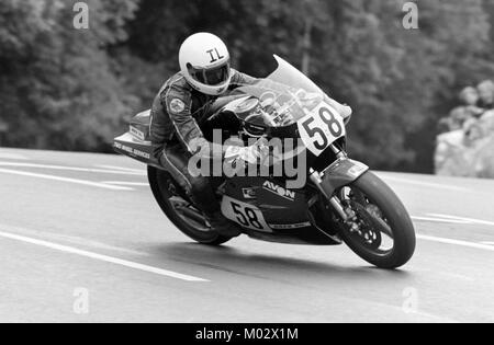 Ian Lougher, Suzuki, Formel 1 TT, Juni 1988, von der Insel Man Stockfoto