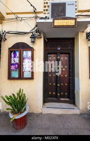 STONE Town, Sansibar - Januar 9, 2015: Das Haus, in dem Freddy Mercury in Sansibar gelebt Stockfoto