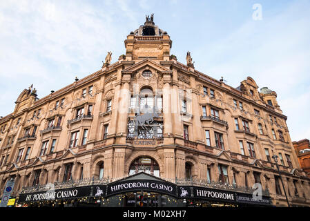 Berühmte Londoner Hippodrome Casino. London Stockfoto