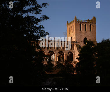 Jedburgh Abbey in der schottischen Grenzen Stockfoto