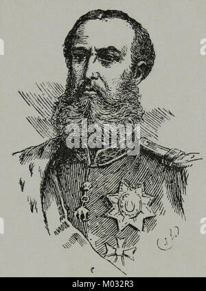 Kaiser von Mexiko Maximilian I. (1832-1867). Zweiten mexikanischen Kaiserreich. Porträt. Stockfoto