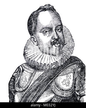 Philipp III. von Spanien (1578-1621). König von Spanien. Gravur. Stockfoto