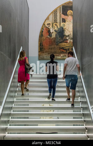 Die vielfältigen Sehenswürdigkeiten der Altstadt von Florenz in der Toskana, Italien - September 2017 Stockfoto