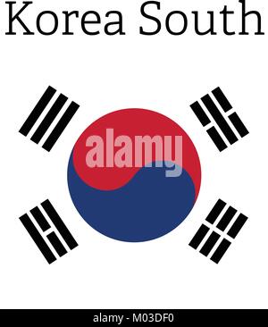 Mazedonien Flagge Symbol. Runde vector illustration symbol. Stock Vektor