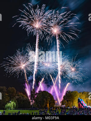 Feuerwerk - Newcaslte-under-Lyme Stockfoto