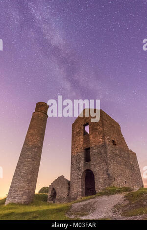 Magpie Mine - Milchstraße - Peak District Stockfoto