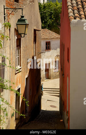 Straße Szenen im Bergort Monchique, Algarve, Portugal Stockfoto