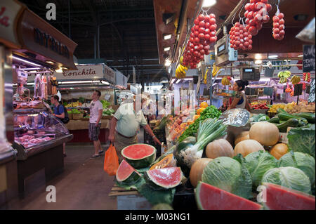 Boqueria MarketBarcelona Spanien Stockfoto