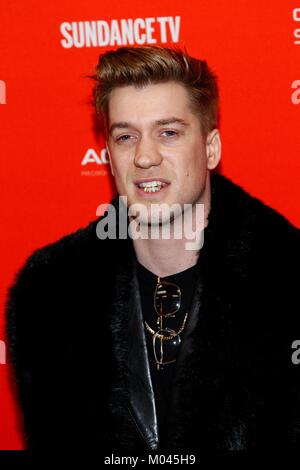 Park City, UT, USA. 18 Jan, 2018. Rafael Casal in der Ankunftshalle für BLINDSPOTTING Premiere auf dem Sundance Film Festival 2018, Eccles Theater, Park City, UT 18. Januar 2018. Credit: JA/Everett Collection/Alamy leben Nachrichten Stockfoto