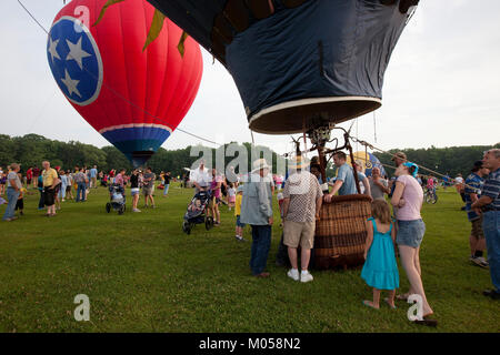 Hot Air Balloon Jubiläums Festival, Decatur, Alabama Stockfoto