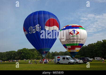 Hot Air Balloon Jubiläums Festival, Decatur, Alabama Stockfoto