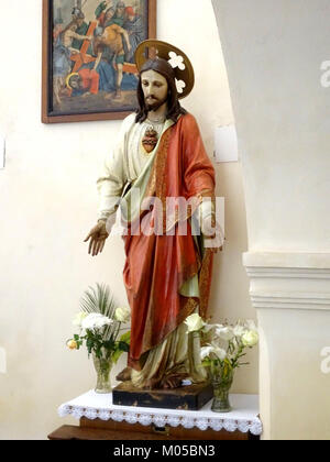 Das BvSfIoanInterior3 zeigt das Innere eines historischen Gebäudes mit Schwerpunkt auf seinem architektonischen Design und dekorativen Elementen. Das Bild zeigt die komplizierten Details und das strukturelle Layout des Innenraums des Gebäudes. Stockfoto