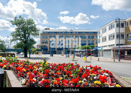 Potters Bar Bahnhof, Darkes Lane, Potters Bar, Hertfordshire, England, Vereinigtes Königreich Stockfoto