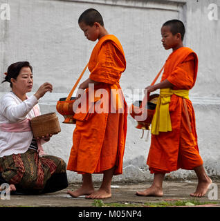 Morgen Angebote - Luang Prabang Stockfoto