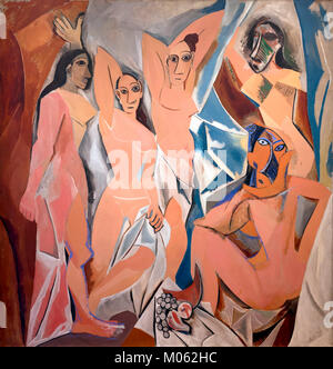 Les Demoiselles d'Avignon, Pablo Picasso, 1907, Stockfoto