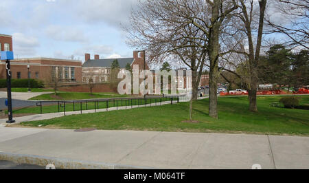 Dieses Bild zeigt die akademischen und sportlichen Einrichtungen dieser renommierten Institution in New York. Stockfoto