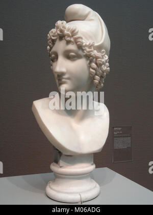 Büste von Paris, 1809, von Antonio Canova, Marmor - Kunst Institut von Chicago - DSC 09530 Stockfoto