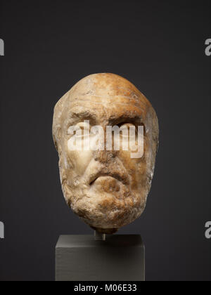 Marmor portrait Leiter der Philosoph Chrysippos MET DP 337509 Stockfoto