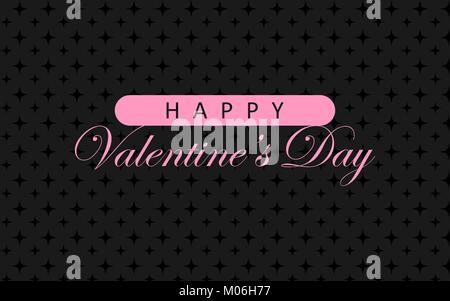 Valentinstag Grusskarten. Web Banner. Vector Illustration. Stock Vektor