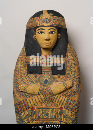 Innere Sarg der Sängerin des Amun, Anresenmes MET DP 151228 Stockfoto