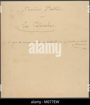 Diese Fotoserie „La Colombe et Le Tigre“ der Gräfin von Castiglione zeigt aristokratische Mode und symbolische Bilder aus dem 19. Jahrhundert. Stockfoto