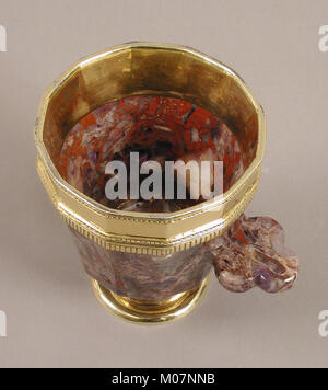 Jasper Tasse mit Gilded-Silver Mounts MET sf 2000-504 s3 Stockfoto