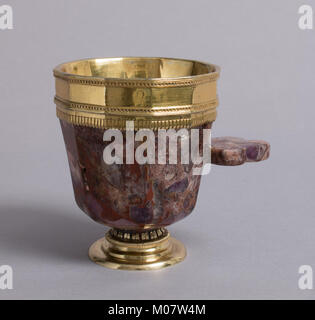 Jasper Tasse mit Gilded-Silver Mounts MET LC 2000 504-S1 Stockfoto