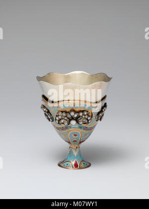 Diese Musikbox aus dem 19. Jahrhundert zeigt mechanische Handwerkskunst, Design und funktionale dekorative Kunst, die in der MET-Kollektion erhalten ist. Stockfoto