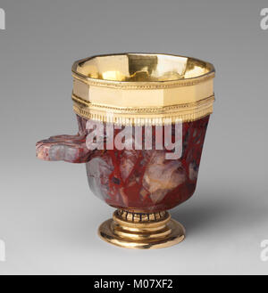 Jasper Tasse mit Gilded-Silver Mounts MET DP 111246 Stockfoto