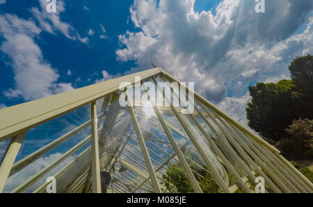 Gewächshaus Ryton organischen Gärten nr. Coventry midlands England Stockfoto