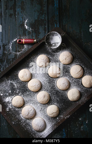 Hausgemachte almond Cookies Stockfoto