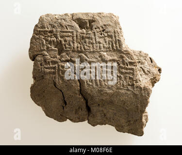 Schlamm Glas Versiegelung mit König Narmer's Name MET 12.187.42 EGDP 011669 Stockfoto