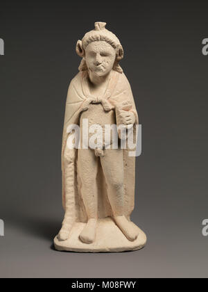 Kalkstein Statuette der Pfanne oder Opaon Melanthios MET DP 263926 Stockfoto