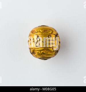 Hohl sphärischen Perle mit den Namen von Ramses II. und Königin EGDP Isetnefret MET 1970.54 013709 Stockfoto