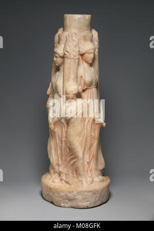 Marmor statue von Triple-bodied Hekate und Die drei Grazien MET DP 282119 Stockfoto