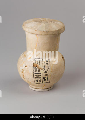 Modell vase eingeschrieben für Nebseny, erste Prophet von Onuris MET 41.2.3 EGDP 018371 Stockfoto