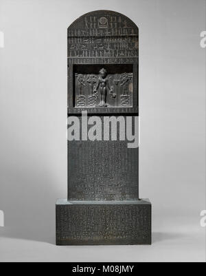 Magische Stele (Cippus des Horus) MET DP 319007 Stockfoto