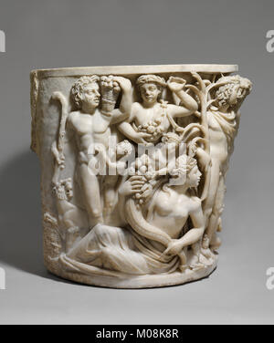 Marmor Sarkophag mit dem Triumph von Dionysos und die Jahreszeiten MET DP 140166 Stockfoto