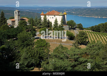 Aiguines, Le Verdon, Gorges du Verdon, Alpes-de-Haute-Provence, Frankreich Stockfoto