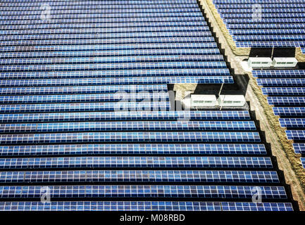 Solarpark Stockfoto