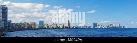 Panoramablick auf die Skyline von Havanna, Kuba Stockfoto