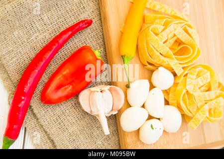 Kochen gesund essen Konzept Stockfoto