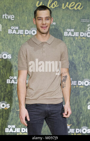 "Baje Dios Y Lo Que Vea' Fotoshooting bei Urso Hotel in Madrid Mit: Joel Bosqued Wo: Madrid, Spanien Wann: 19 Dec 2017 Credit: Oscar Gonzalez/WENN.com Stockfoto