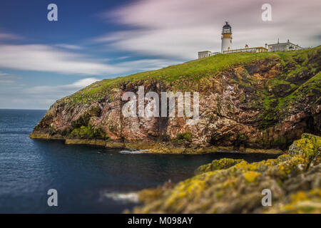 Tiumpan Head-Leuchtturm Stockfoto